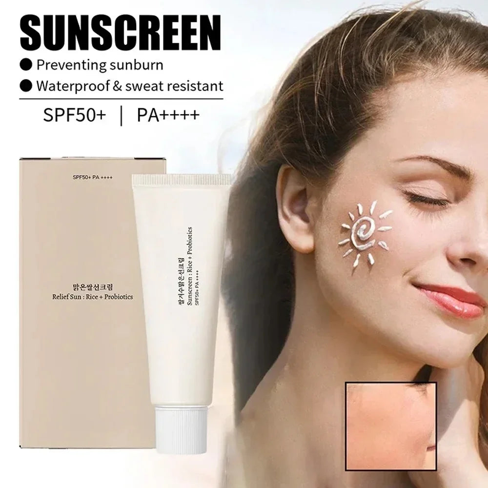 Soin du visage + protection solaire