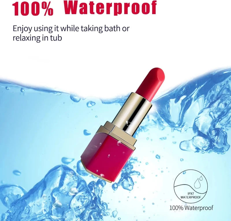 Mini vibrateur rouge à lèvres pour femmes