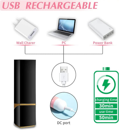 Mini vibrateur rouge à lèvres pour femmes