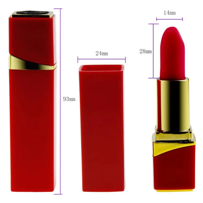 Mini vibrateur rouge à lèvres pour femmes