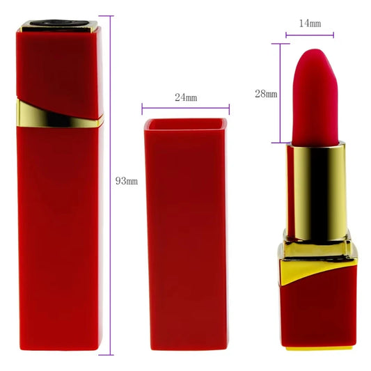 Mini vibrateur rouge à lèvres pour femmes